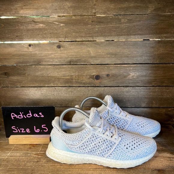 Mens Adidas UltraBoost LTD Parley White Athletic Running Sneakers Shoes Size 6.5